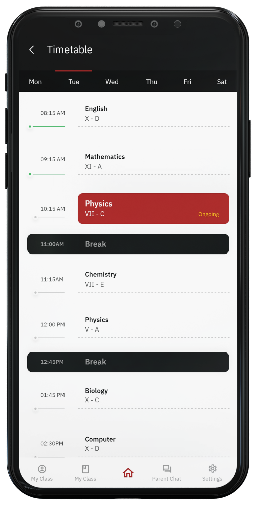 Mobile App for teachers
